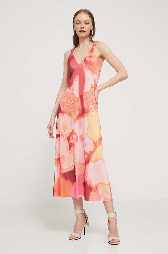 Платье Desigual NEREA узор оранжевый 24SWVK19
