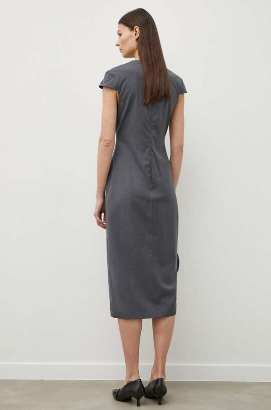Îmbrăcăminte Remain rochie din amestec de lana 501546514 gri