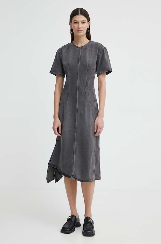 Джинсовое платье Remain casual чёрный 5014952299