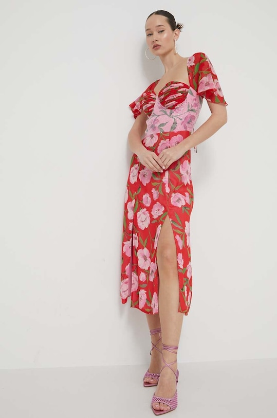 Rotate sukienka wzorzyste multicolor 1122602945