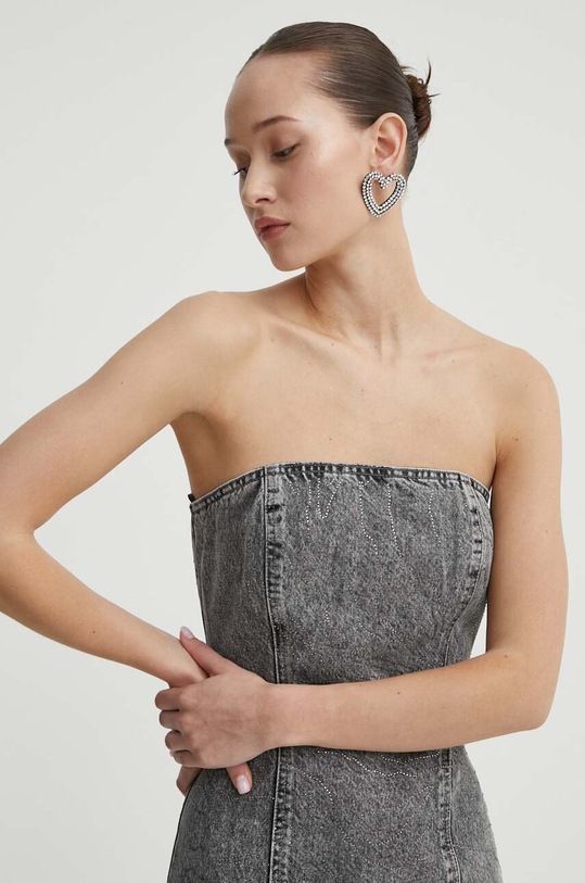 Дънкова рокля Rotate сив 113006D06