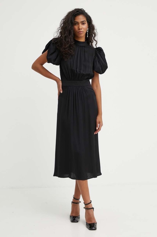 Šaty Rotate 112537100 černá SS24