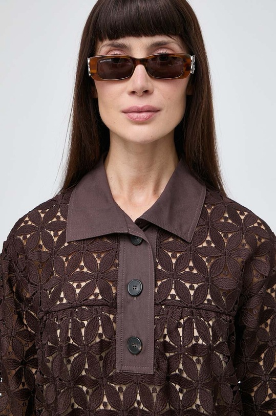 Φόρεμα Weekend Max Mara καφέ 2415231013600