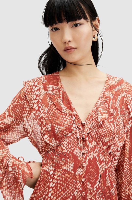 AllSaints rochie LIANA WAIMEA DRESS WD559Z multicolor SS24