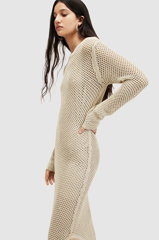 Сукня AllSaints JESSE DRESS WD596Z коричневий SS24