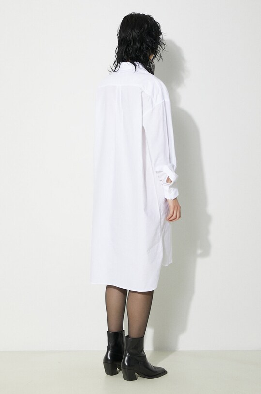Бавовняна сукня Fiorucci Angel Embroidered W01FPDSH063CO01WH01 білий SS24
