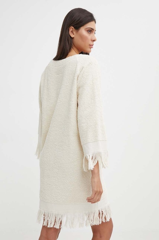 OAS vestito in cotone 4508 beige SS24