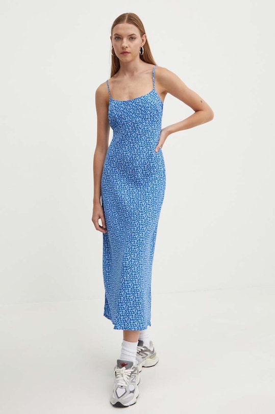 Hollister Co. rochie midi albastru KI359.4070.228
