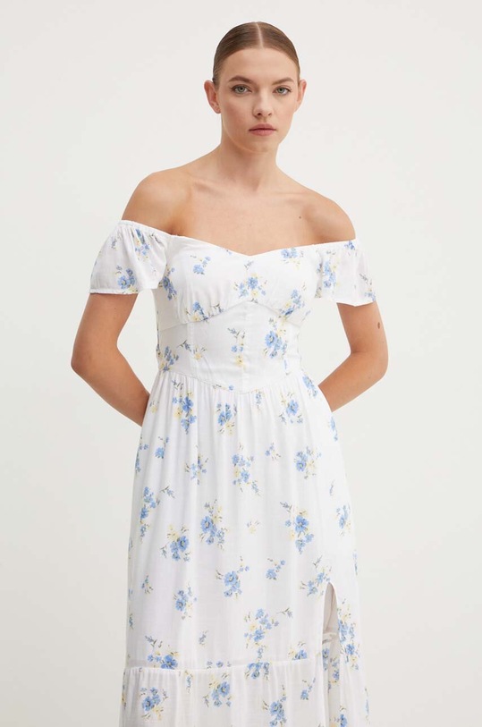 Šaty Hollister Co. biela KI359.4097.109
