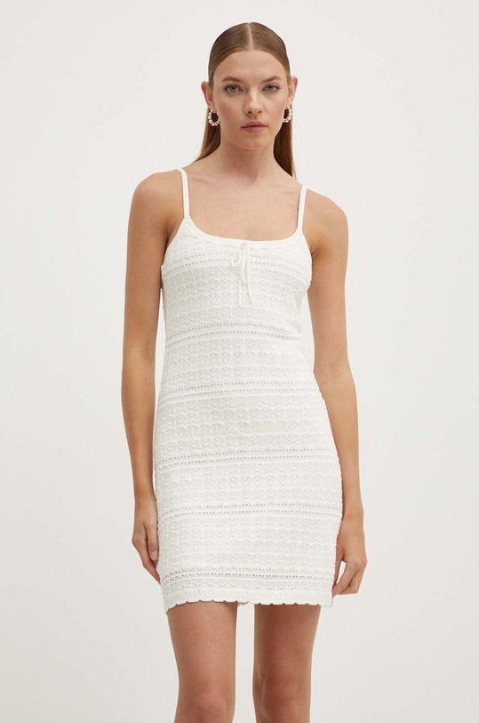 Βαμβακερό φόρεμα Hollister Co. casual μπεζ KI359.4159.101