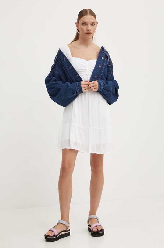 Hollister Co. rochie KI359.4187.100 alb SS24