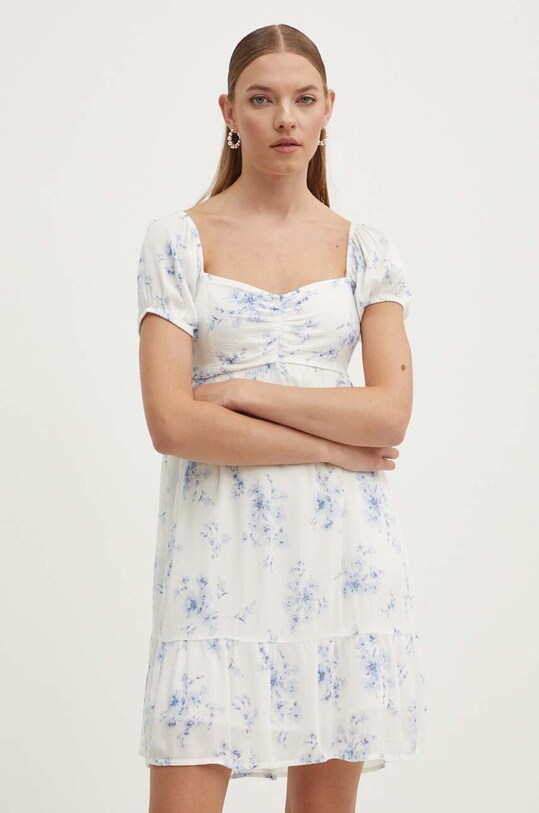 Šaty Hollister Co. kvetinový béžová KI359.4187.108