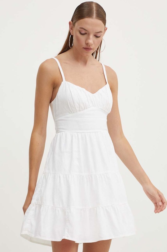 Hollister Co. vászon ruha vállas bézs KI359.4190.100