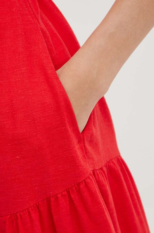 Ľanové šaty Hollister Co. KI359.4195.510