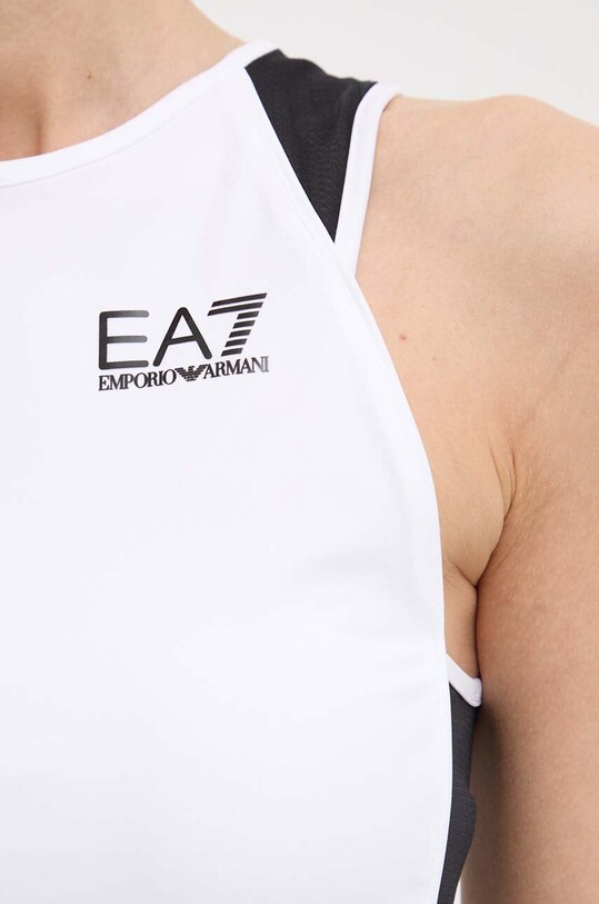 Sportovní šaty EA7 Emporio Armani 3DTA58.TJTCZ.1100 bílá