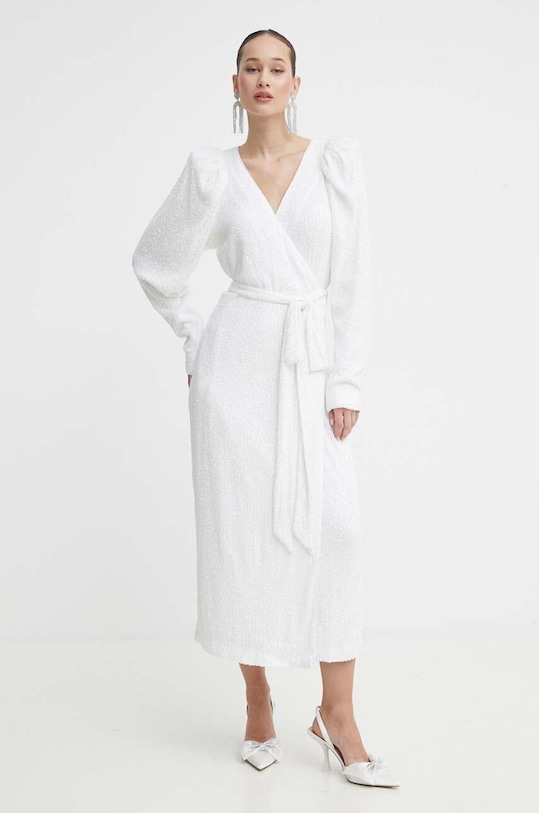 Rotate rochie de mireasă midi bej 112160857