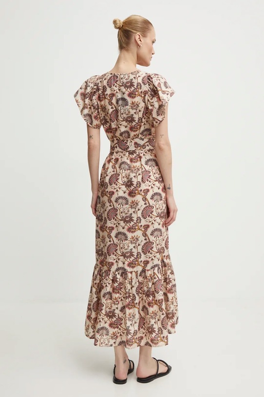 Oblečení Šaty s příměsí lnu Bruuns Bazaar ZeodaryBBMaysie dress BBW3934 růžová