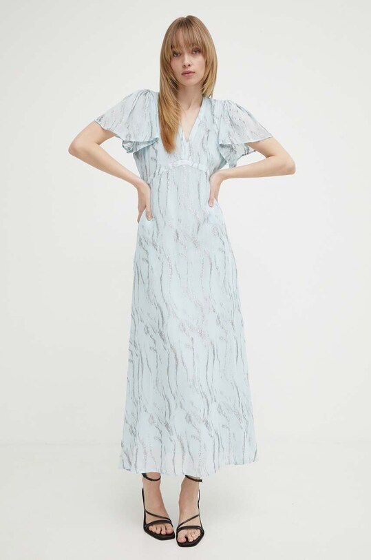 Bruuns Bazaar rochie OdiaBBMajly dress maxi albastru BBW3951