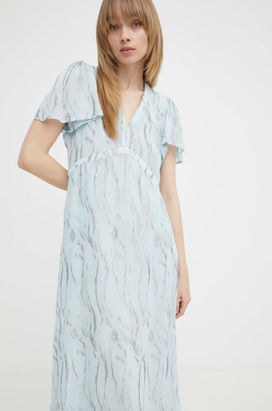 Bruuns Bazaar rochie OdiaBBMajly dress BBW3951 albastru SS24