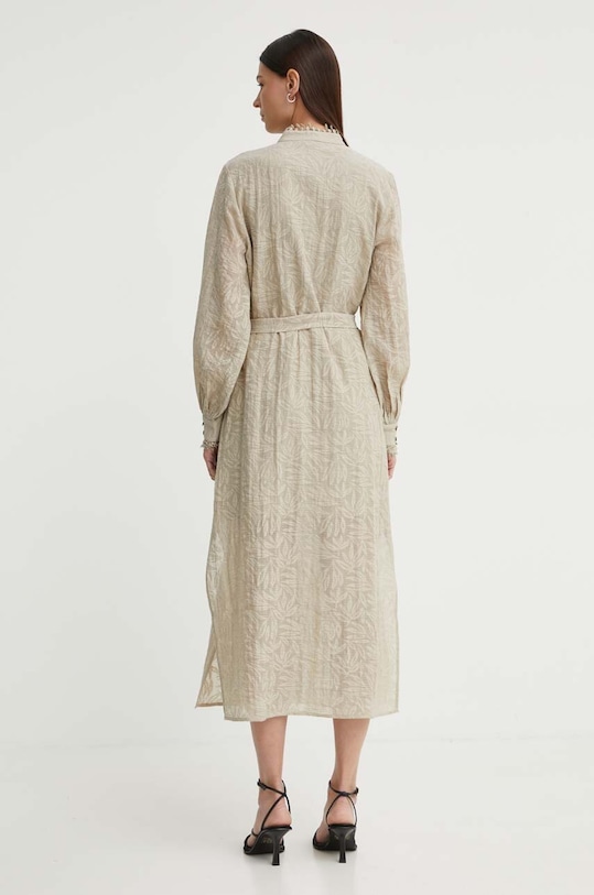Odzież Bruuns Bazaar sukienka MacluraBBCarlia dress BBW3994 beżowy