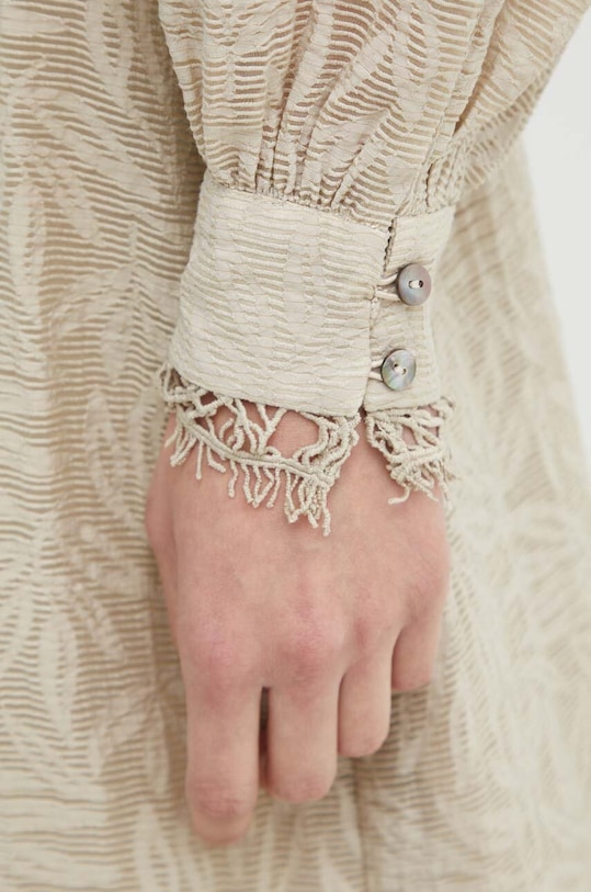 Bruuns Bazaar sukienka MacluraBBCarlia dress BBW3994 beżowy