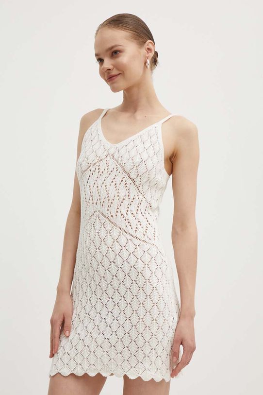 Šaty Superdry mini béžová W8011606A.8ML