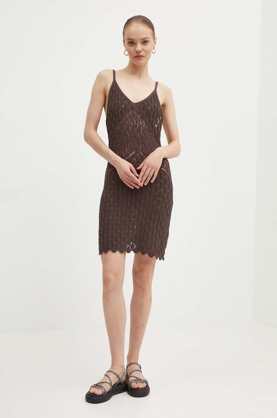 Superdry rochie W8011606A.8PZ maro SS24