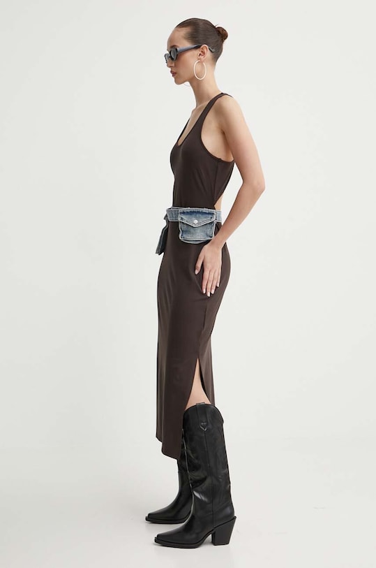 Superdry sukienka W8011616A.8PZ brązowy SS24