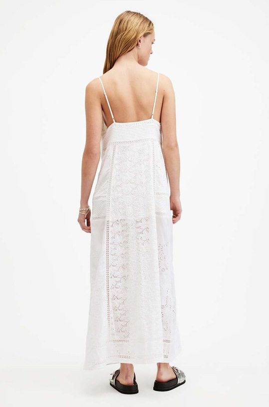 Îmbrăcăminte AllSaints rochie DAHLIA EMB DRESS W083DA alb