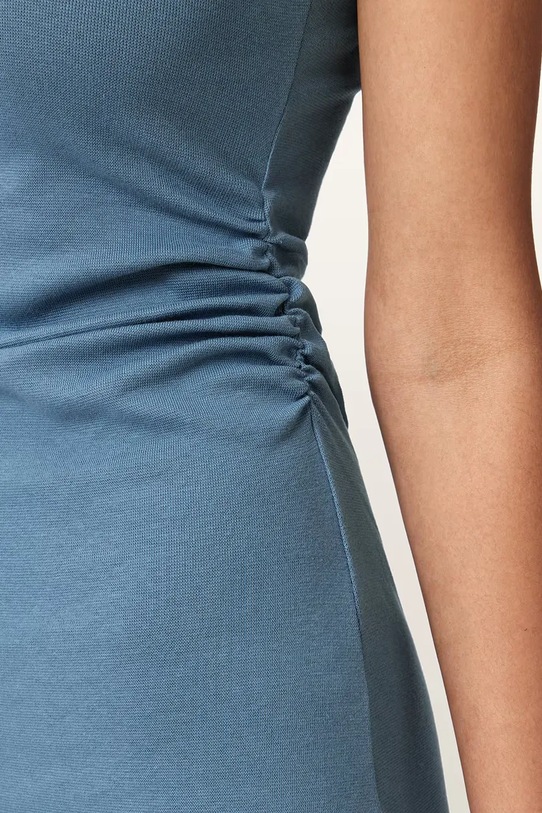 AllSaints καλοκαιρινό με βαμβάκι KATARINA DRESS μπλε W009DA