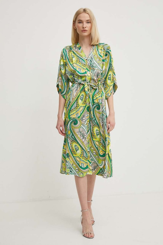 Joseph Ribkoff rochie 242208 verde SS24