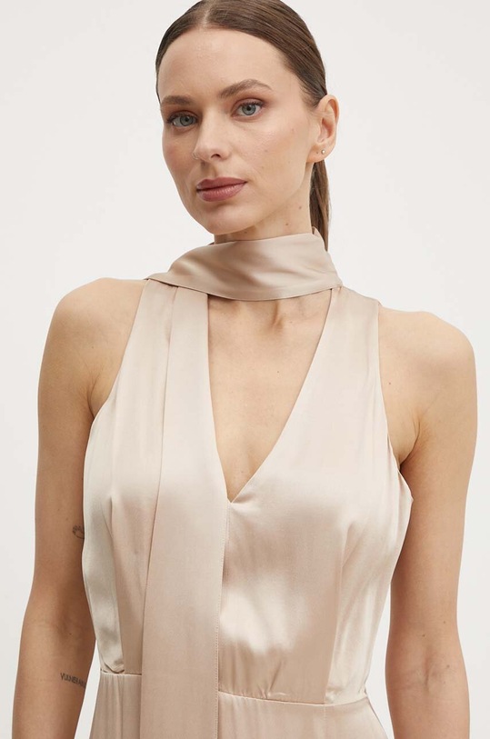 Φόρεμα Sisley 4S7BLV06I μπεζ