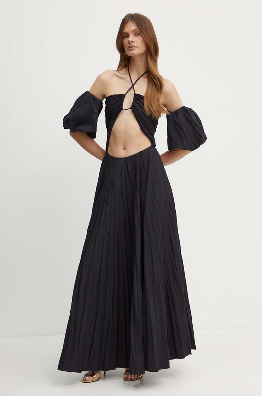 Luisa Spagnoli rochie PESTO maxi negru 541313