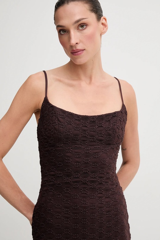 Bardot rochie ADONI maro 57998DB1