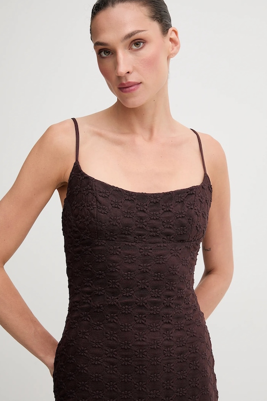 Bardot rochie ADONI maro 57998DB1