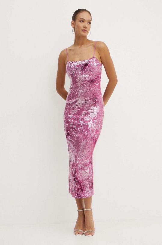 Îmbrăcăminte Bardot rochie INFINITE 58776DB1 roz