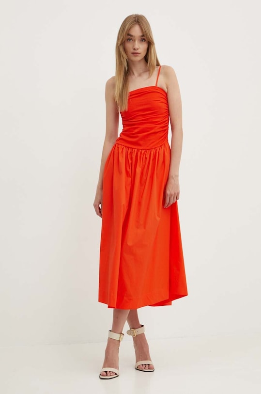 Odzież Never Fully Dressed sukienka Lola NFDDR1403 pomarańczowy
