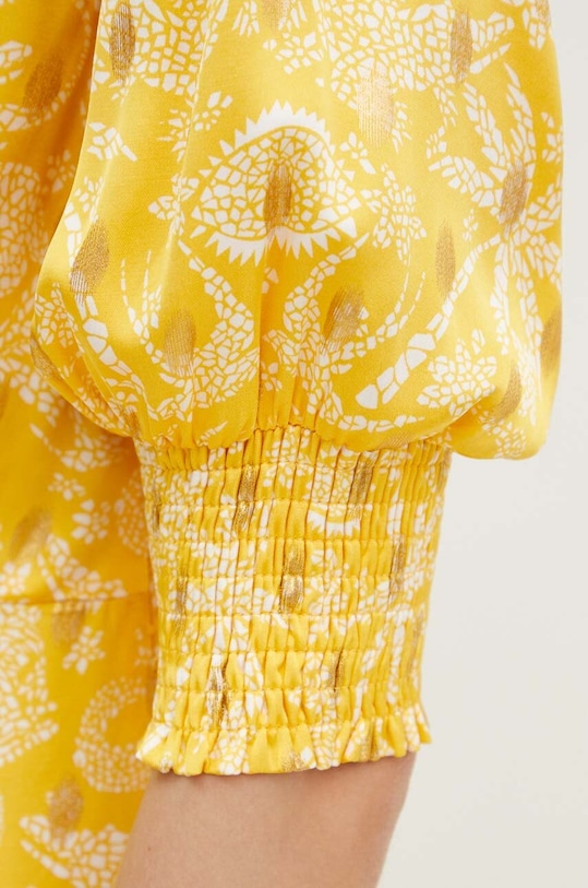 Haljina Never Fully Dressed May NFDDR1503 zlatna SS24