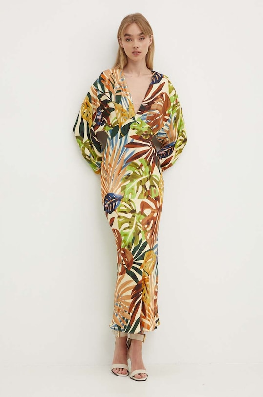 Never Fully Dressed sukienka Emma casual zielony NFDDR1519