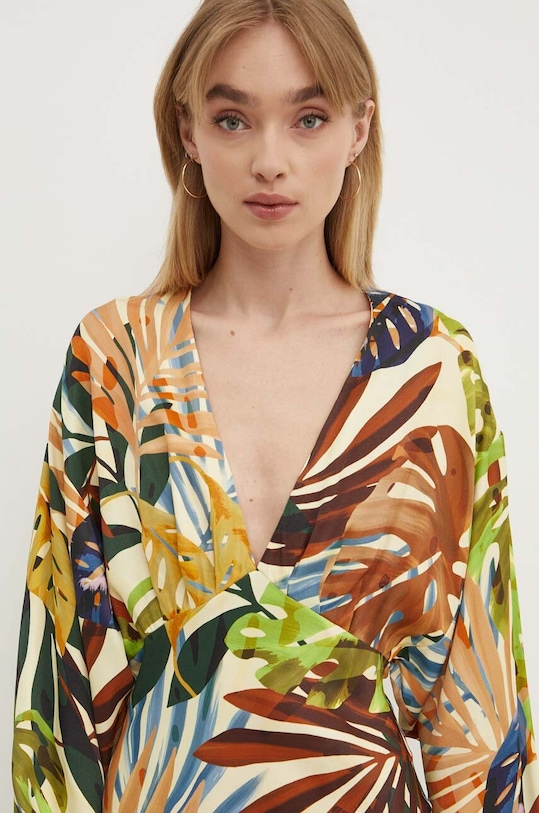 Never Fully Dressed sukienka Emma NFDDR1519 zielony SS24