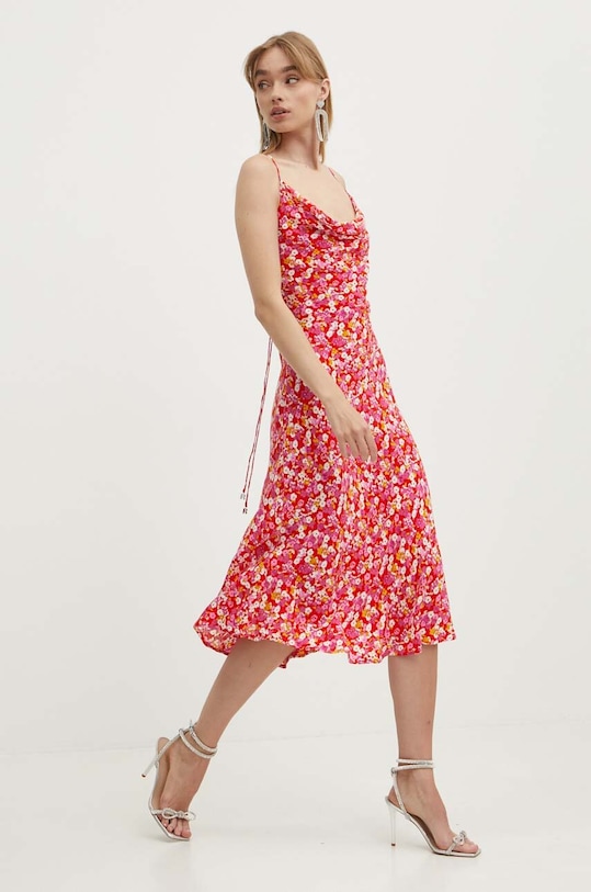 Odjeća Haljina Rotate JACQUARD MIDI STRAP DRESS 1129022989 šarena