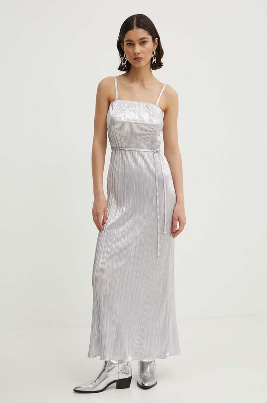 Платье Never Fully Dressed Luna maxi серебрянный NFDDR1400
