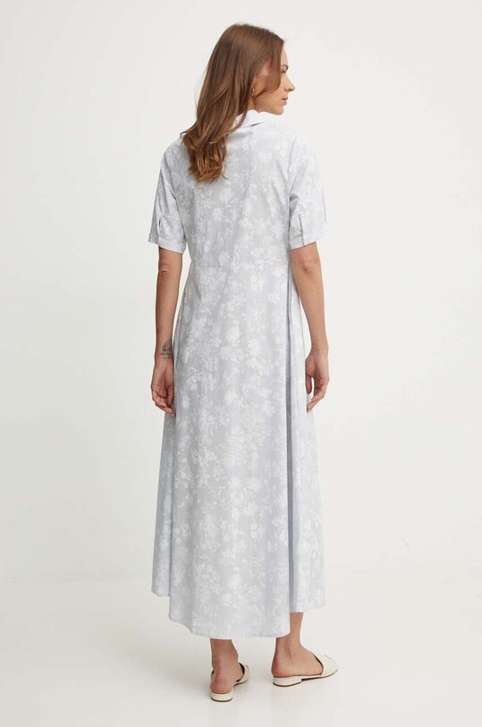 Sandro Ferrone rochie din bumbac SFS67XBDLINA albastru SS24