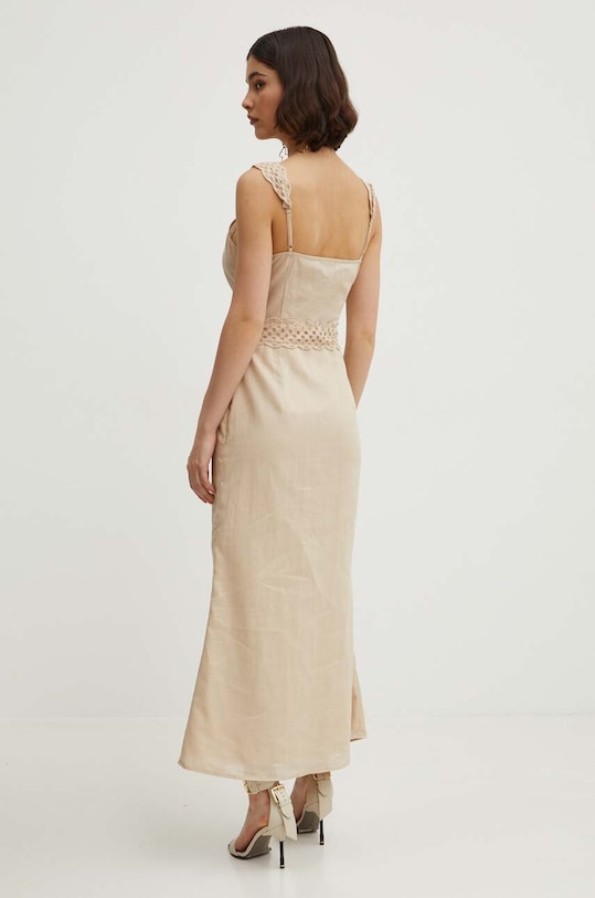 Šaty Never Fully Dressed Mimi Dress NFDDR1321 béžová SS24