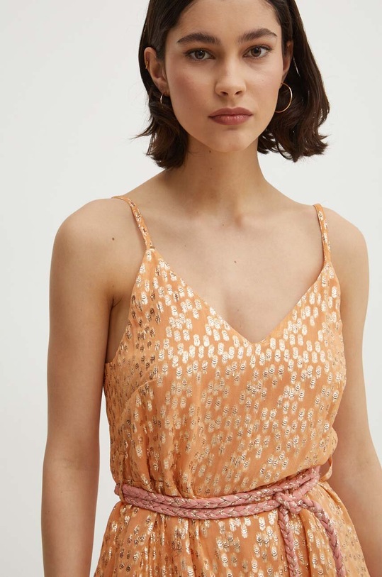 Never Fully Dressed sukienka Riri Mini Dress pomarańczowy NFDDR1001