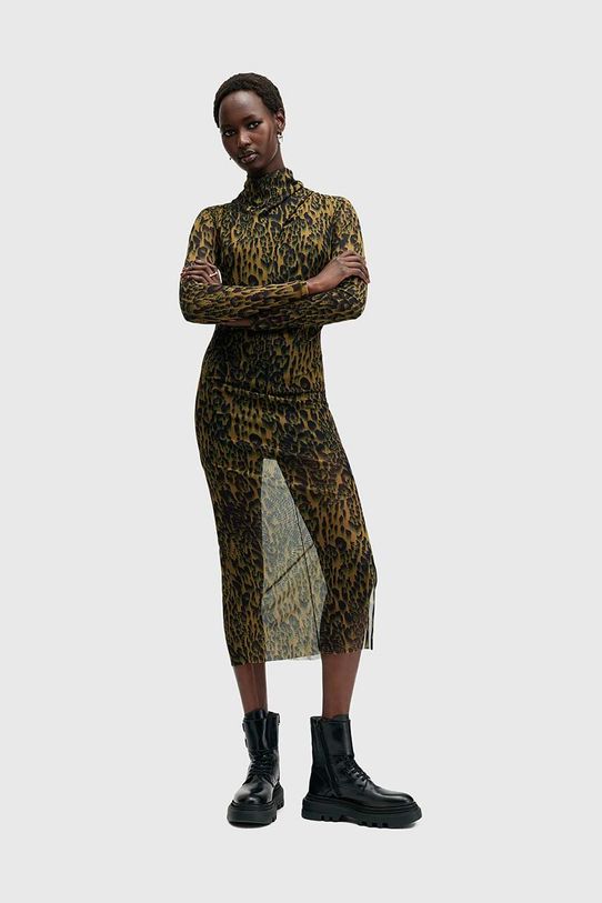 Îmbrăcăminte AllSaints rochie TIA W235DB verde