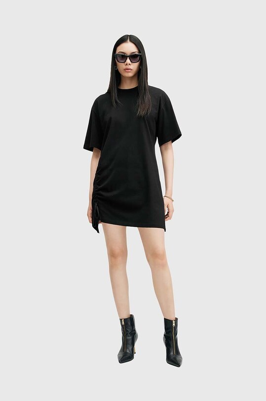 AllSaints sukienka bawełniana NAENIA W276DB