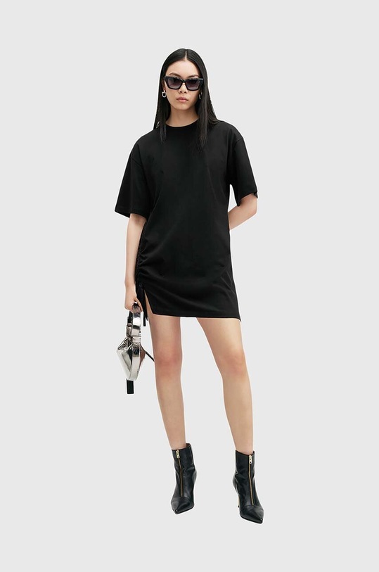 Bavlněné šaty AllSaints NAENIA W276DB