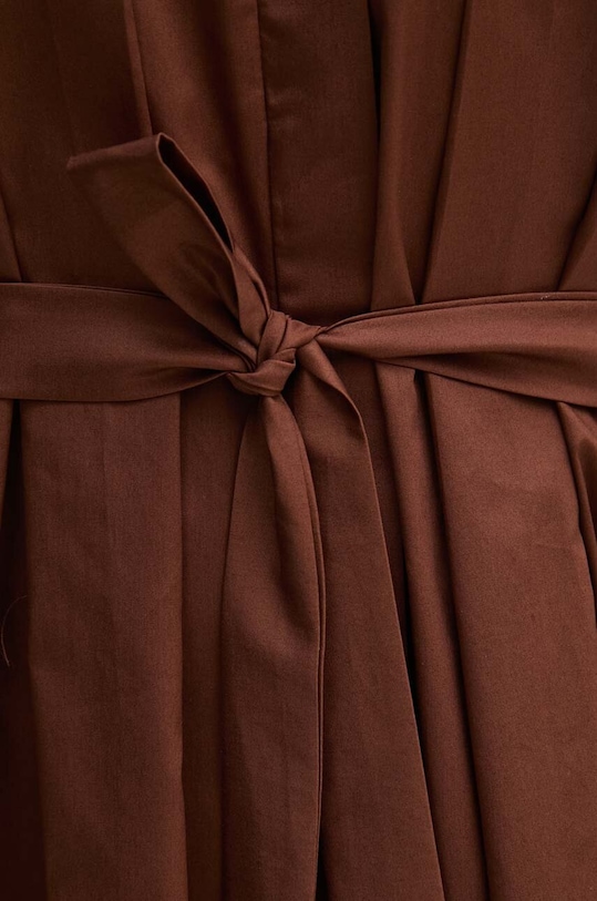 Бавовняна сукня Sandro Ferrone SFS31XBDSAVONAROLA коричневий