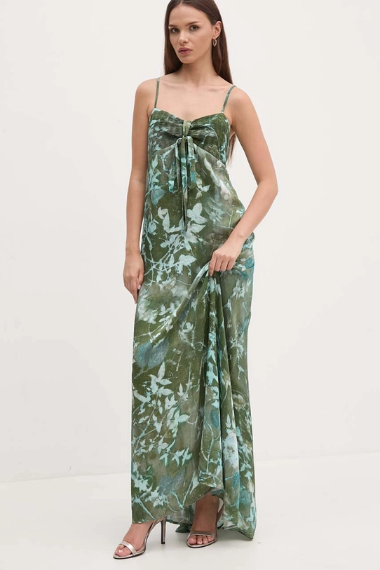 Sandro Ferrone rochie verde SFS32XBDMAIS